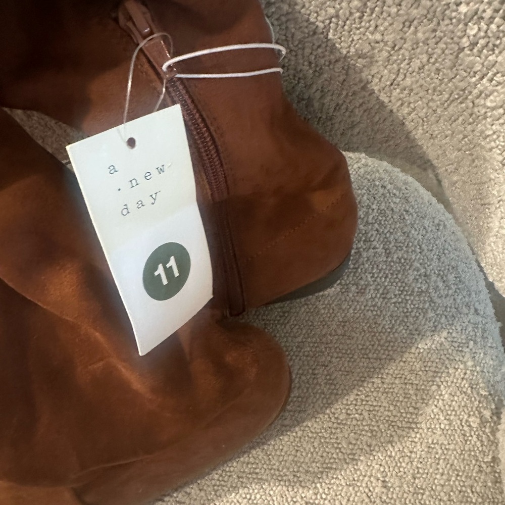 A New Day Rich Brown Ankle Boots